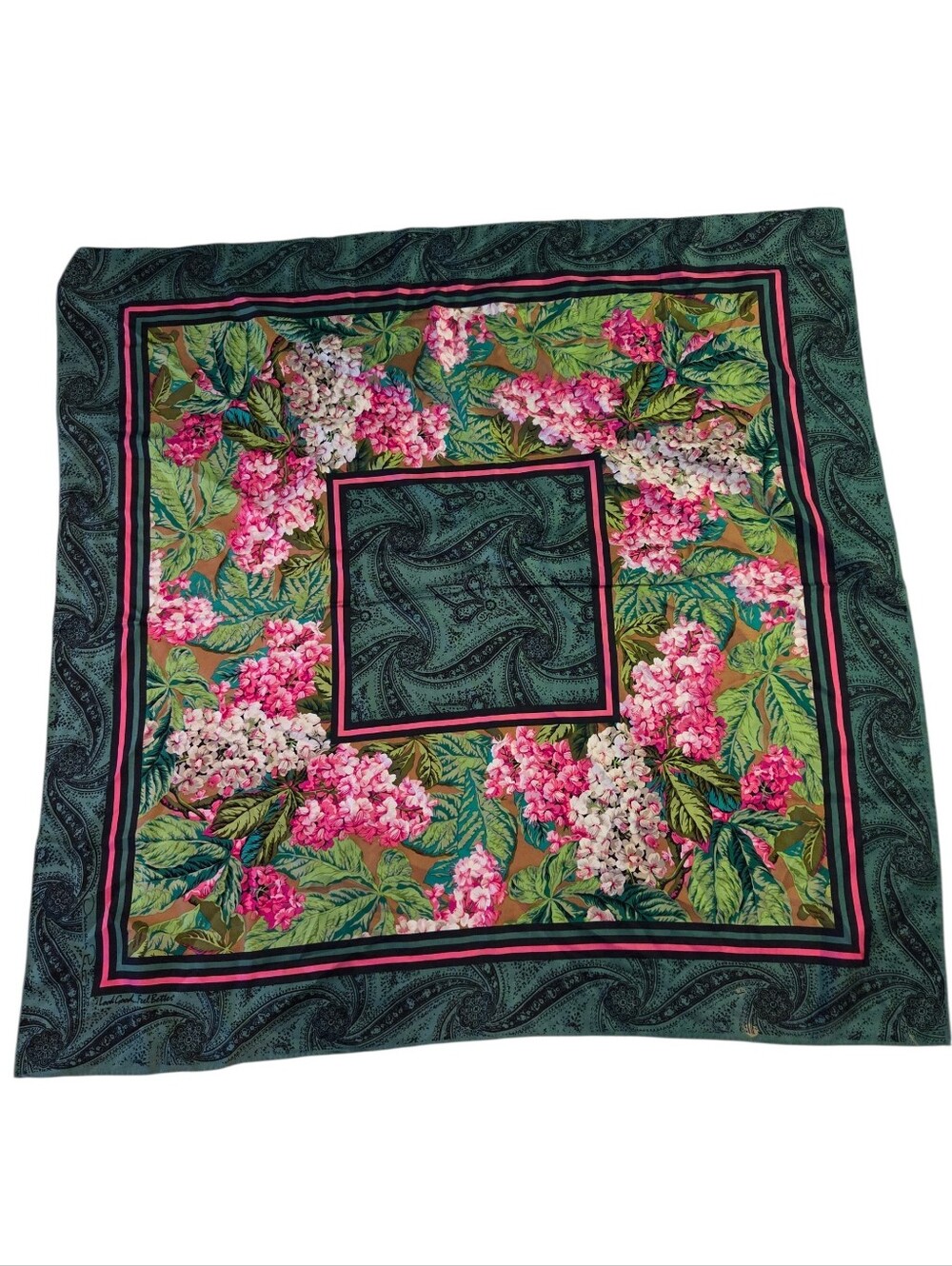 VTG Oscar De La Renta Silk Scarf